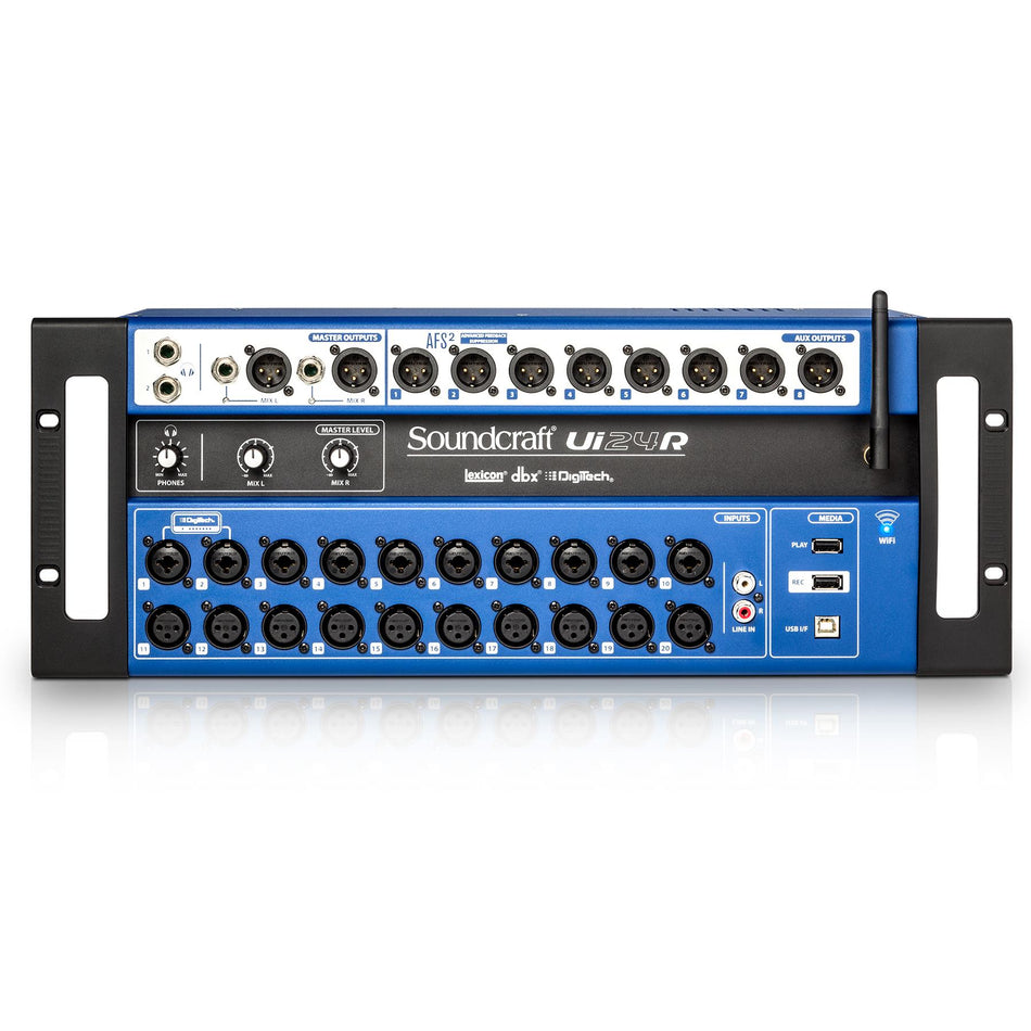 Soundcraft Ui24R 24-channel Digital Mixer/USB Multi-Track Recorder Ui-24R Stage