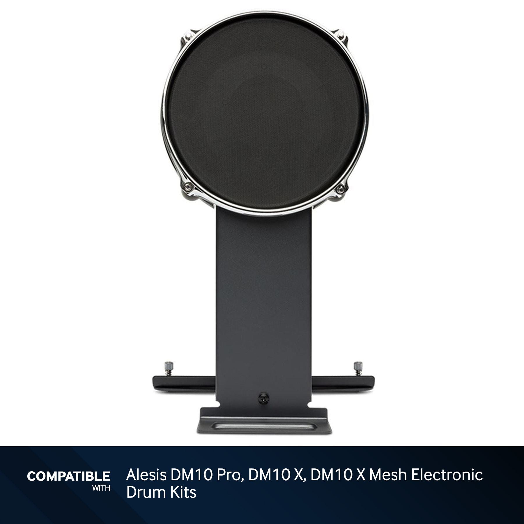 Alesis 8 Black Mesh Kick Pad for DM10 Pro DM10 X DM10 X Mesh Electronic Drum Kits