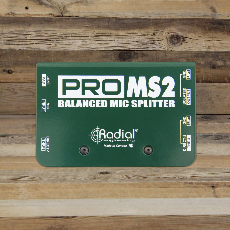 Open Box Radial ProMS2 Passive Microphone Splitter