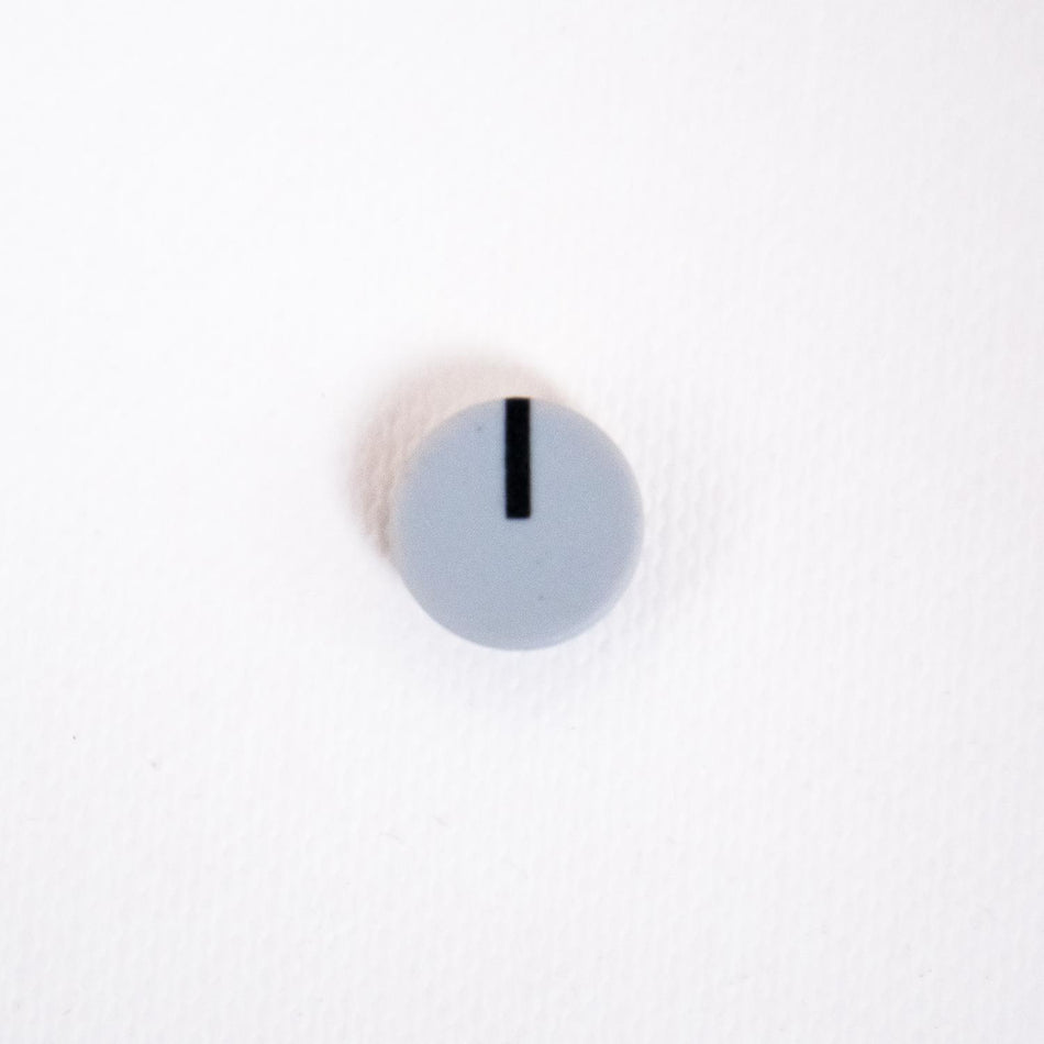 9mm Gray Knob Cap with Indicator Line for Rane DC-22