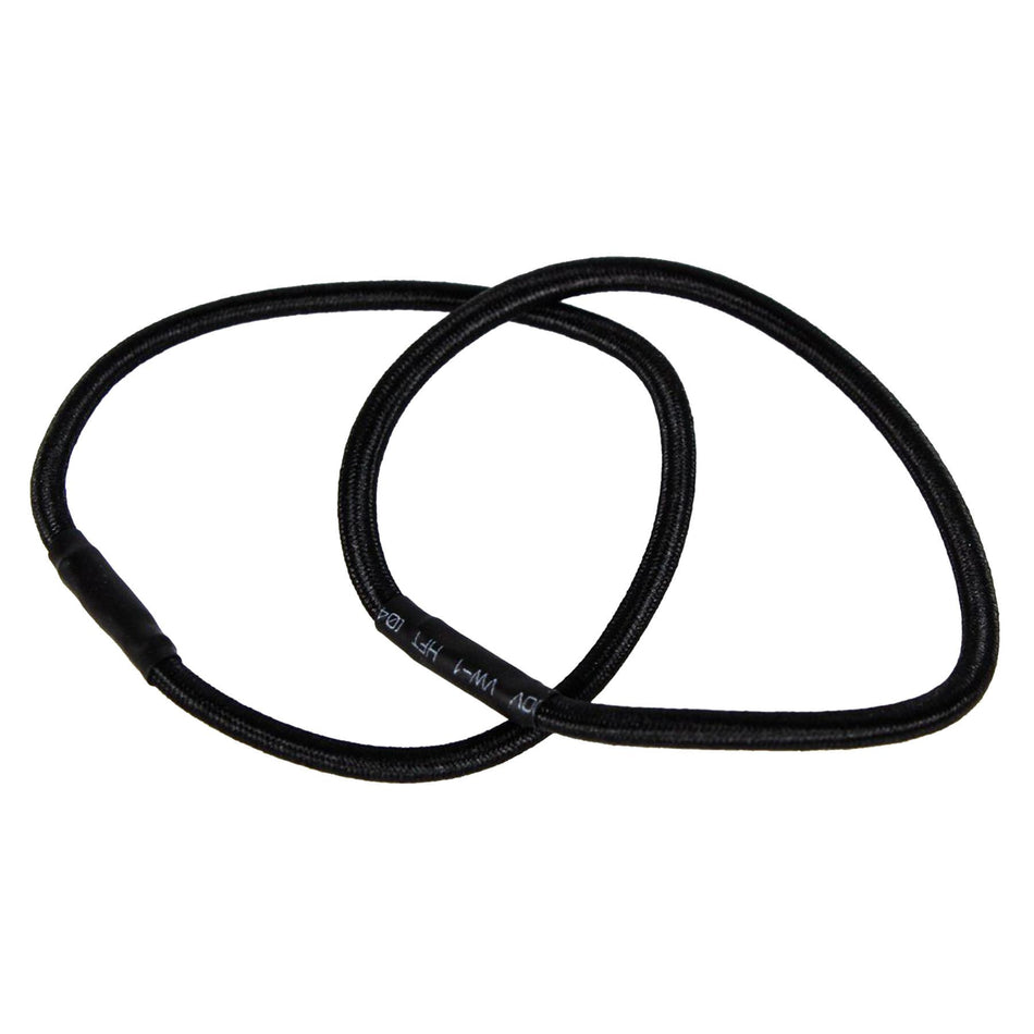 Black Pair of Replacement Elastic Shock Mount Bands