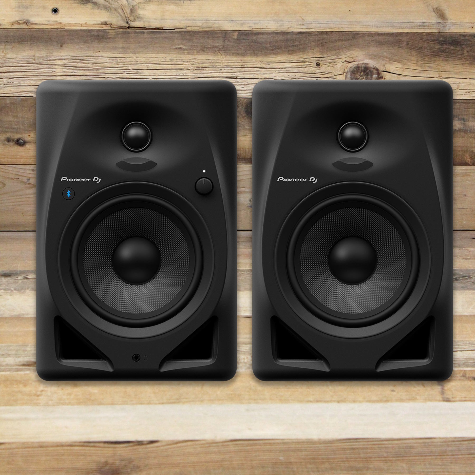 【美品】 Pioneer DJ DM-50D-BT-W Pioneer DJ DM-50D-BT-W - Active Monitor Speakers with Bluetooth