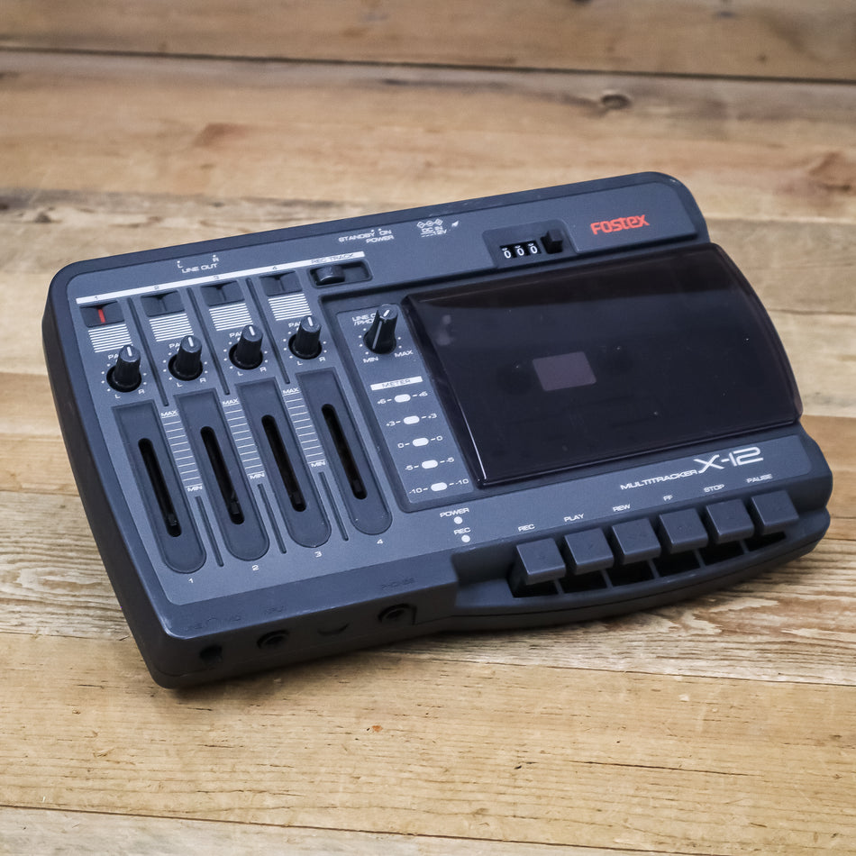 As Is Fostex X-12 (X12) Silver Multitracker Analog Cassette Tape Recorder