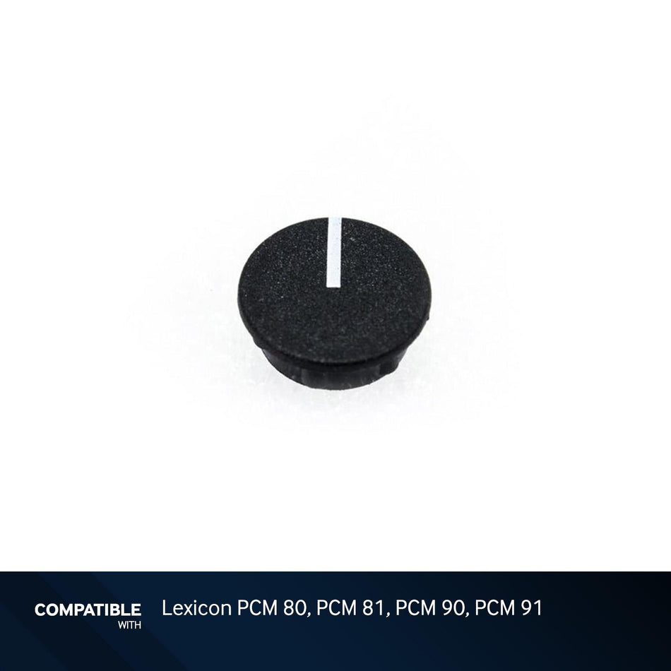 Black Knob Cap for Lexicon PCM 80, PCM 81, PCM 90, PCM 91