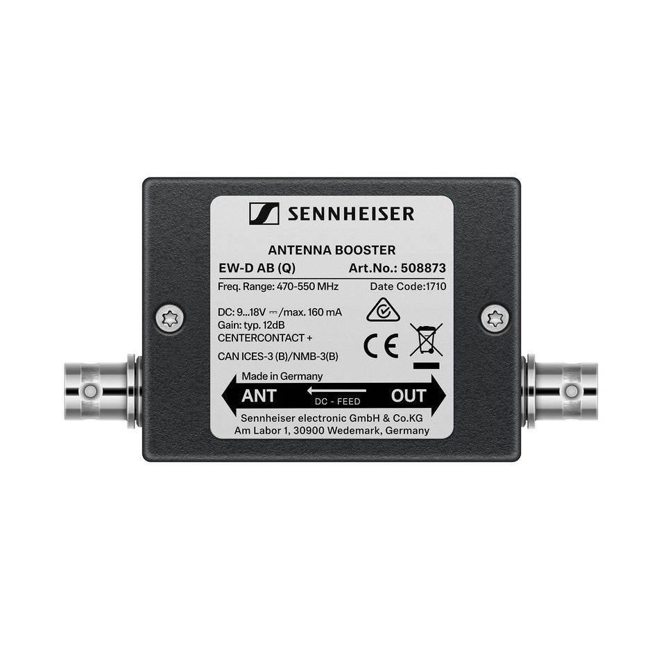 Sennheiser EW-D AB Inline Antenna Booster, Q (470-550 MHz)