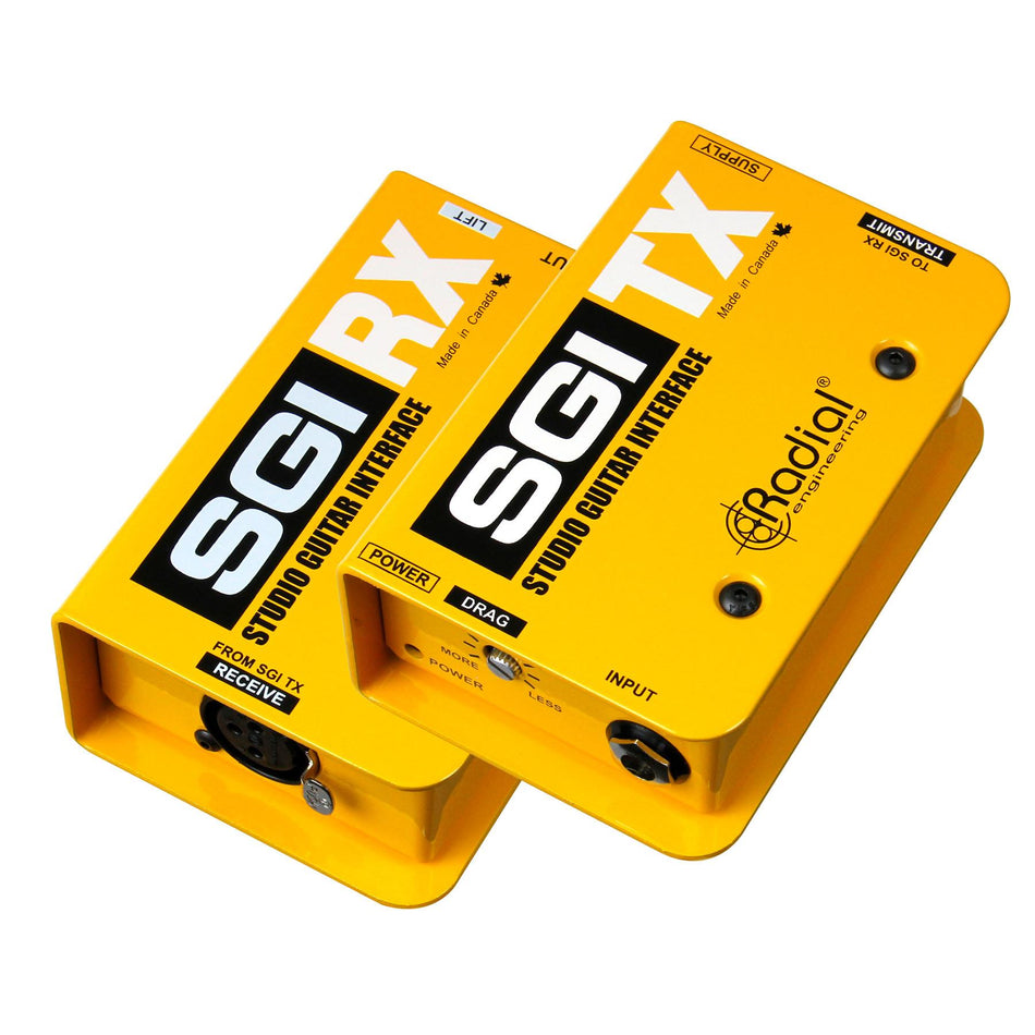 Radial SGI Studio Guitar Interface System with SGI-TX and SGI-RX Boxes
