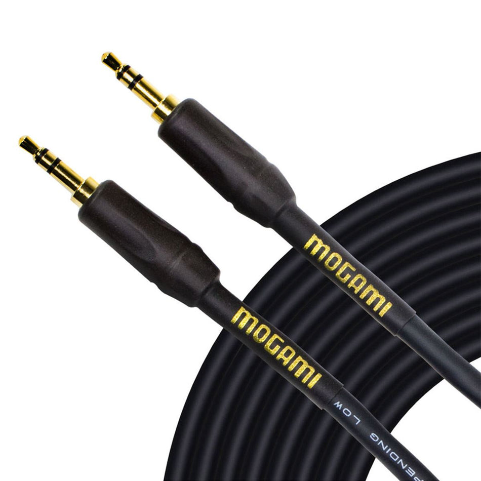 Mogami Gold 3.5mm TRS Male to 3.5mm TRS Male Stereo Audio Cable 20' 1/8"