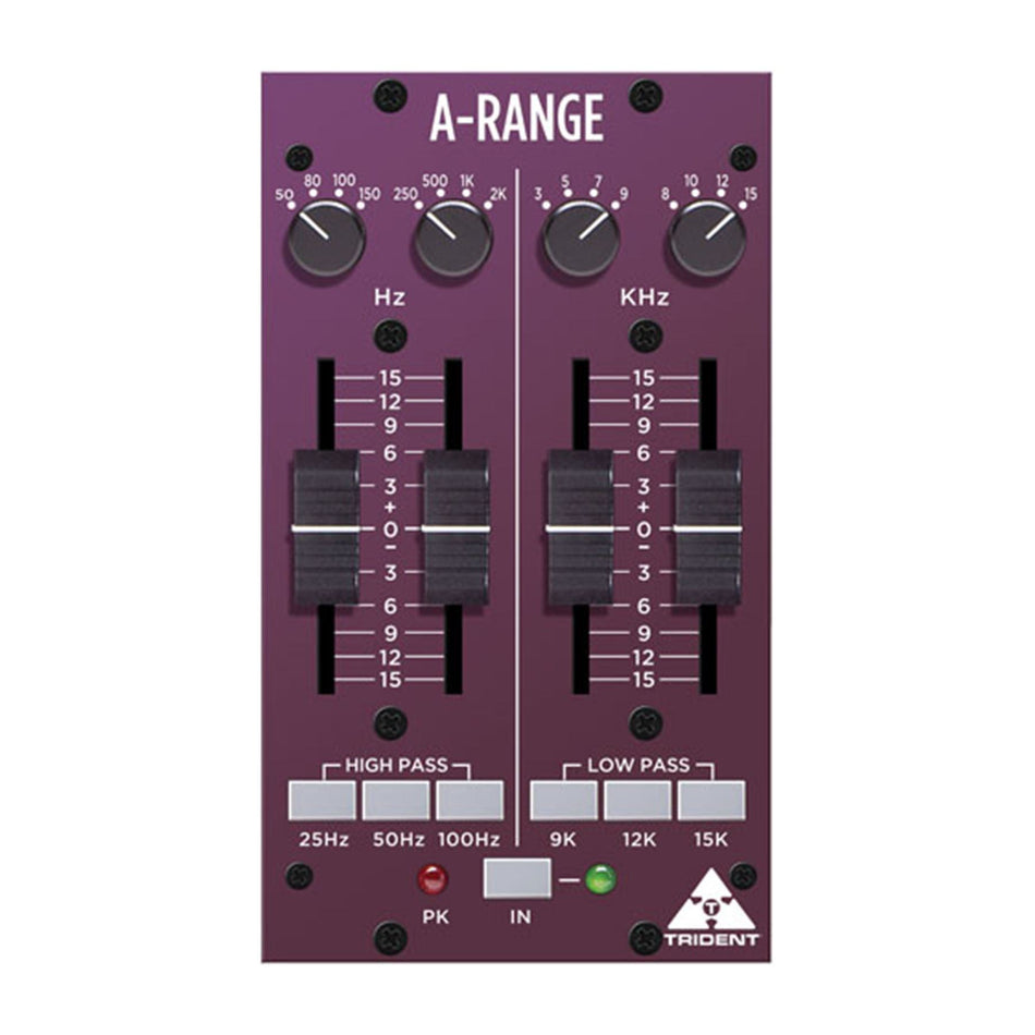 Trident Audio A-Range 500-Series EQ Module Equalizer Stereo 2-Channel