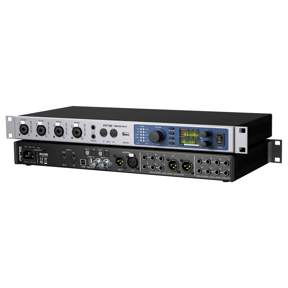 RME Fireface UFX II 60-Channel 192kHz high-end USB Audio Interface