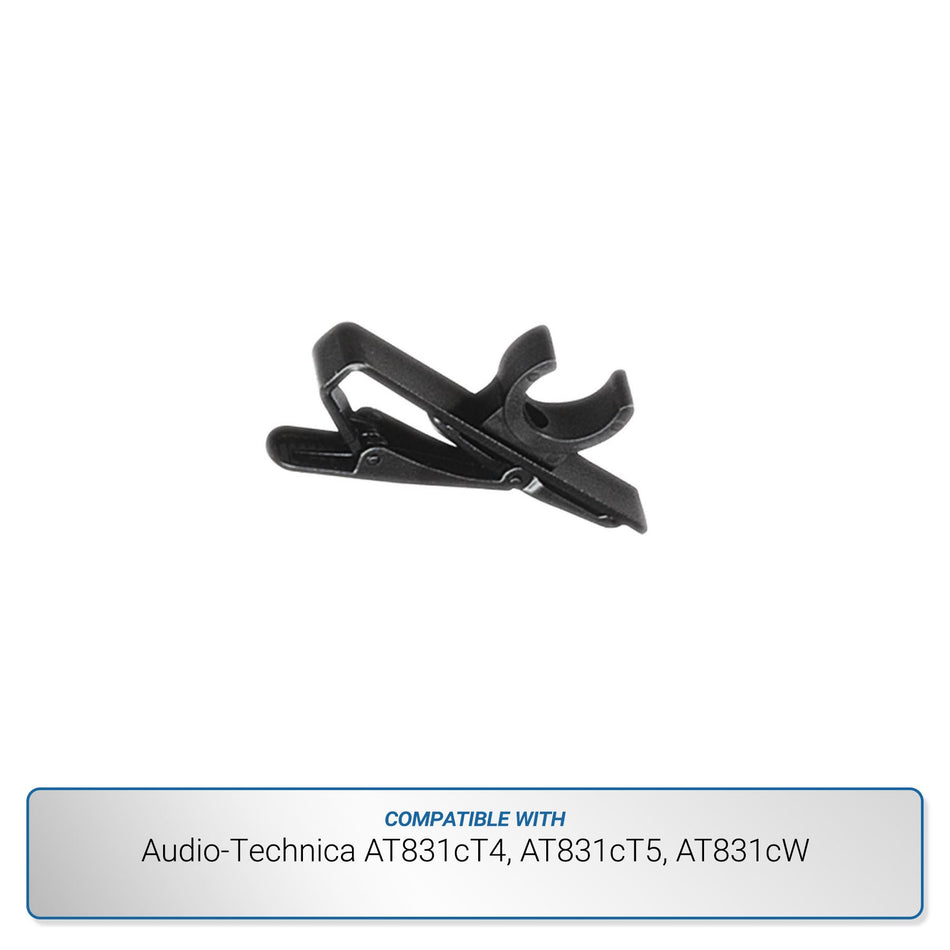 Audio-Technia Lavlier Clip compatible with AT831cT4, AT831cT5, AT831cW