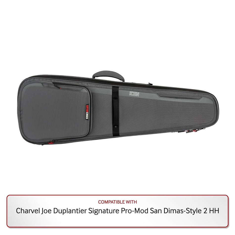 Gator Premium Gig Bag in Gray for Charvel Joe Duplantier Signature Pro-Mod San Dimas-Style 2 HH
