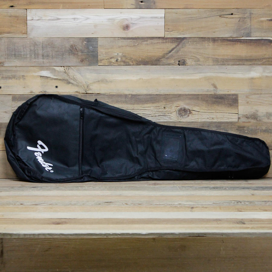 Black Fender Thin Backpack Style Electric Guitar Gig Bag w/ Logo