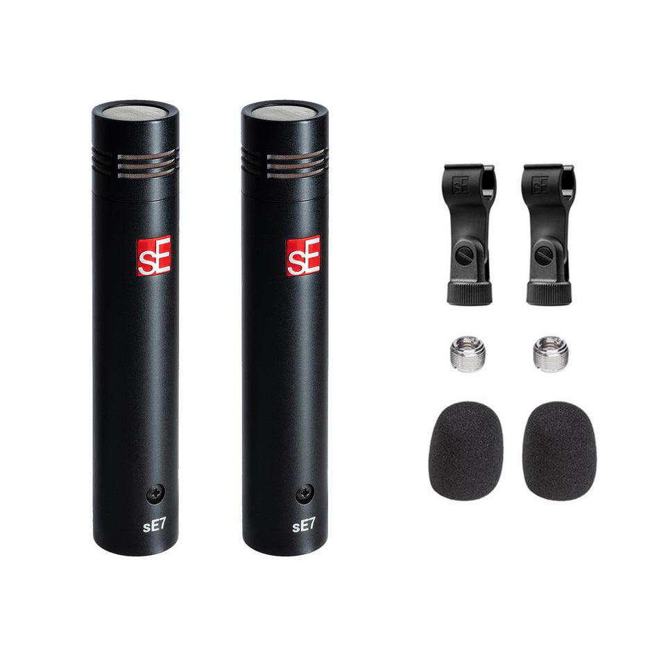 sE Electronics sE7 Small Diaphragm Condenser Microphone, Stereo Pair