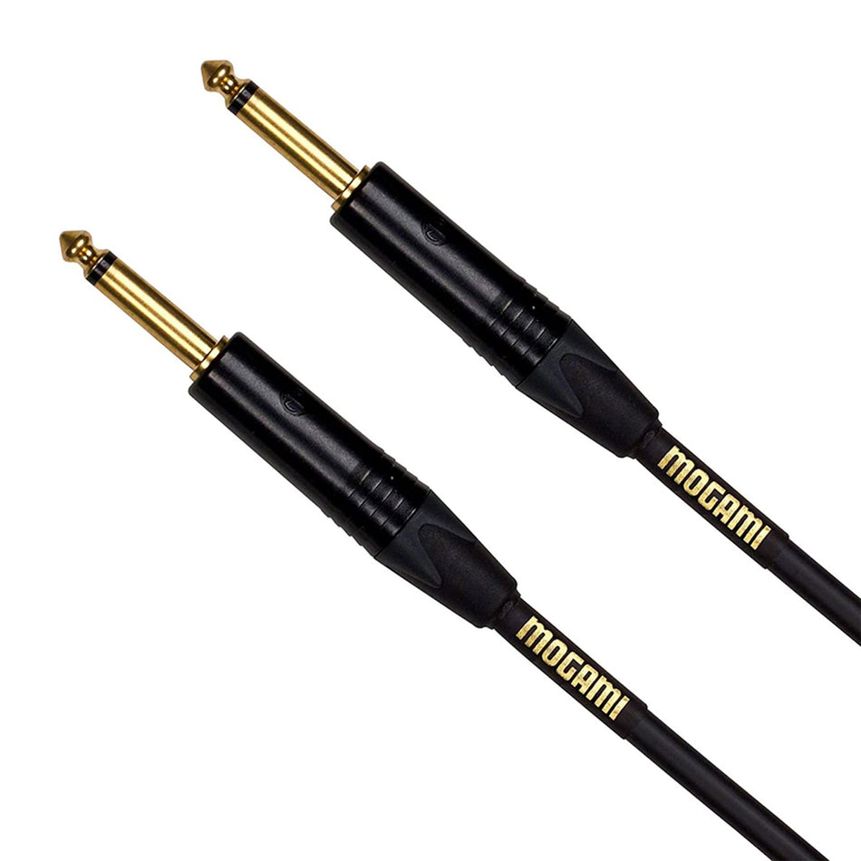 Mogami Gold Instrument 18 1/4" TS Cable 18-Foot Guitar Keyboard Amp Cord 18ft
