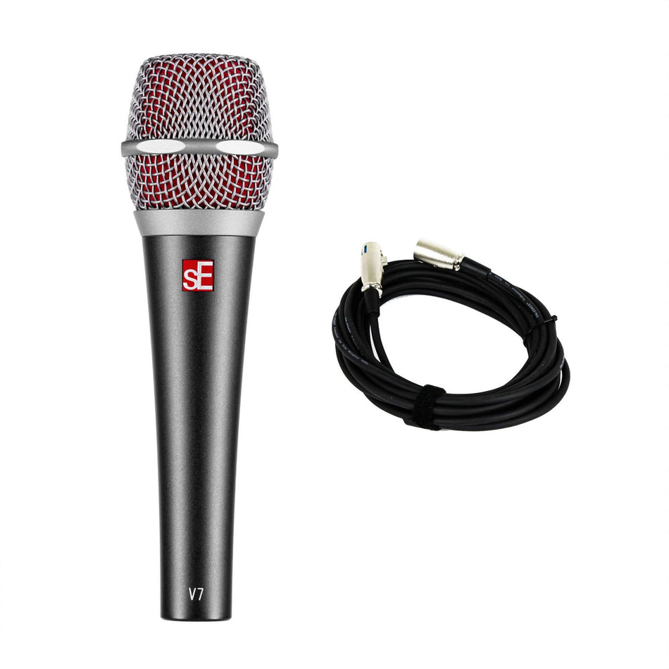 sE Electronics V7 Microphone Bundle with 20-foot XLR Cable