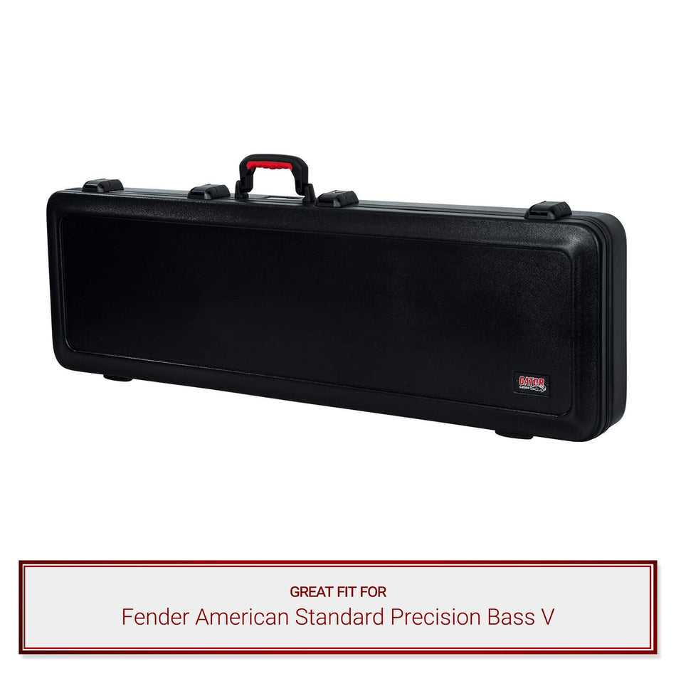 Gator ATA Bass Guitar Case fits Fender American Standard Precision Bass V