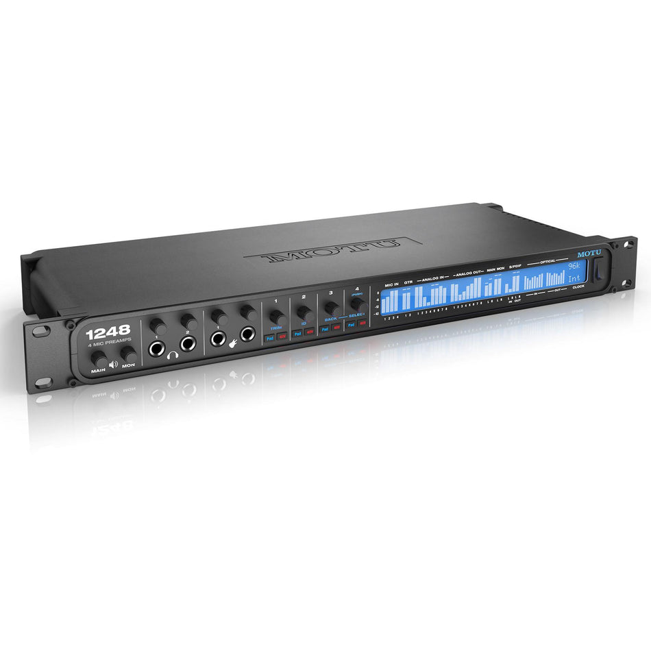 NEW MOTU 1248 Thunderbolt Interface w/ Audiodesk 4 - AVB Ethernet/USB/DSP