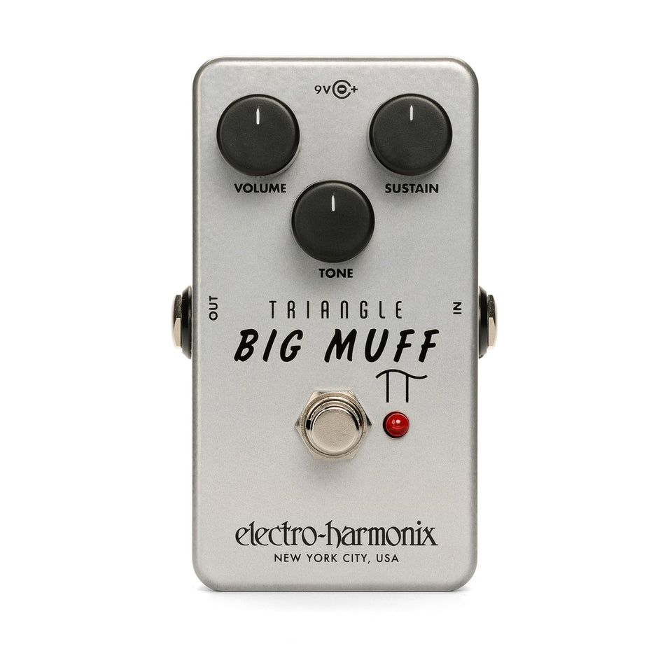 Electro-Harmonix Triangle Big Muff Pi Fuzz/Distortion/Sustainer Effects Pedal FX