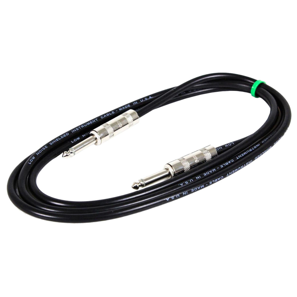 Rapco Stagemaster 6-Foot 1/4" TS Instrument Cable - SEG-6 6' 6ft 6-feet Male