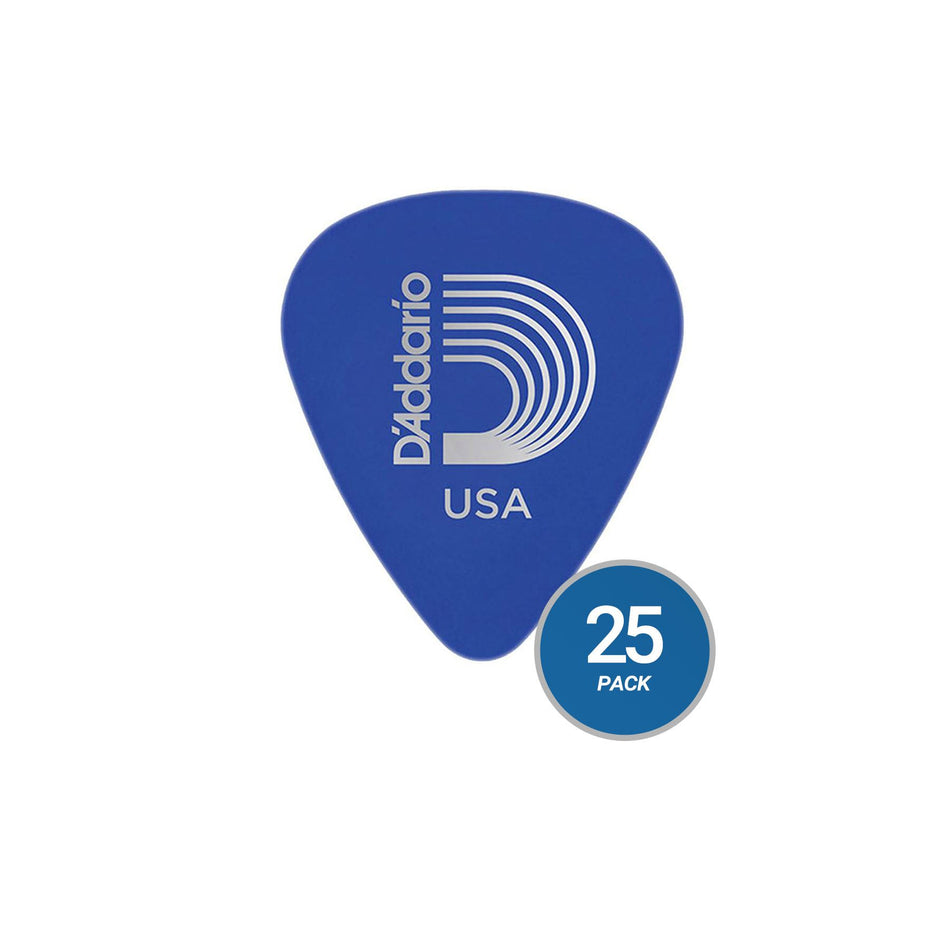 D'Addario Planet Waves 1DBU5 Duralin Medium/Heavy Guitar Picks - 25-Pack