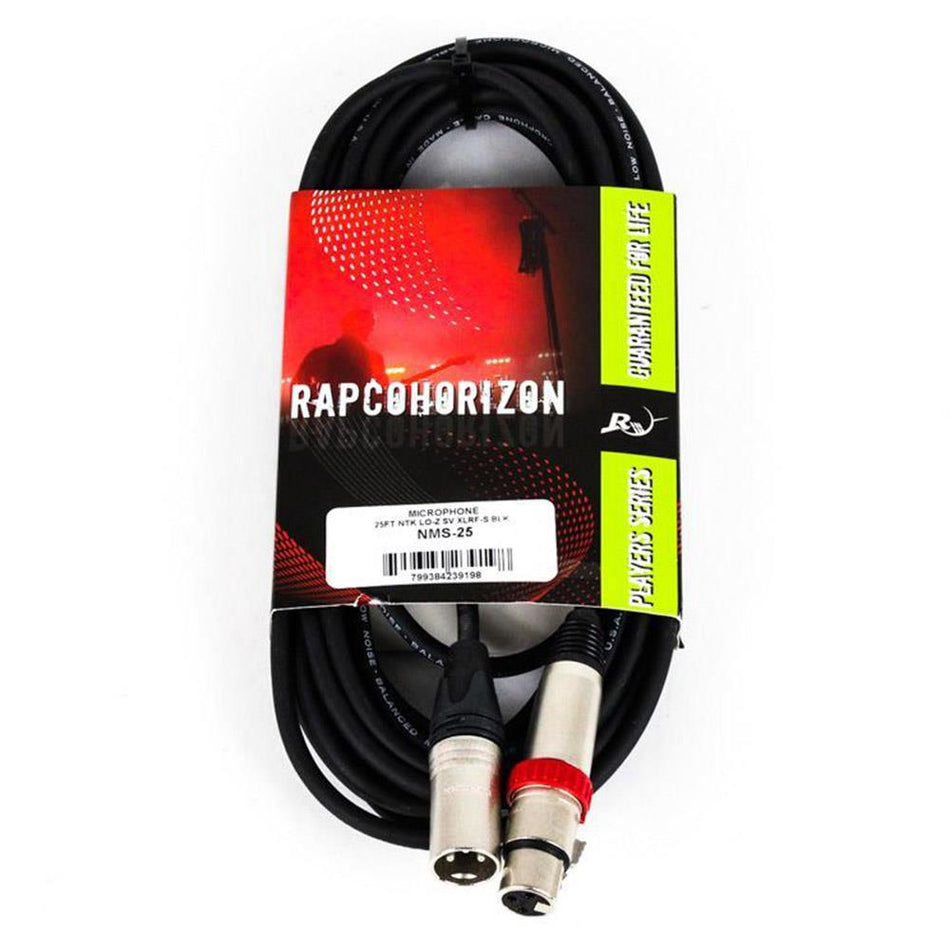 Rapco NMS-25 25-foot XLRM/XLRF Switching Microphone Cable - NMS25 25ft 25'