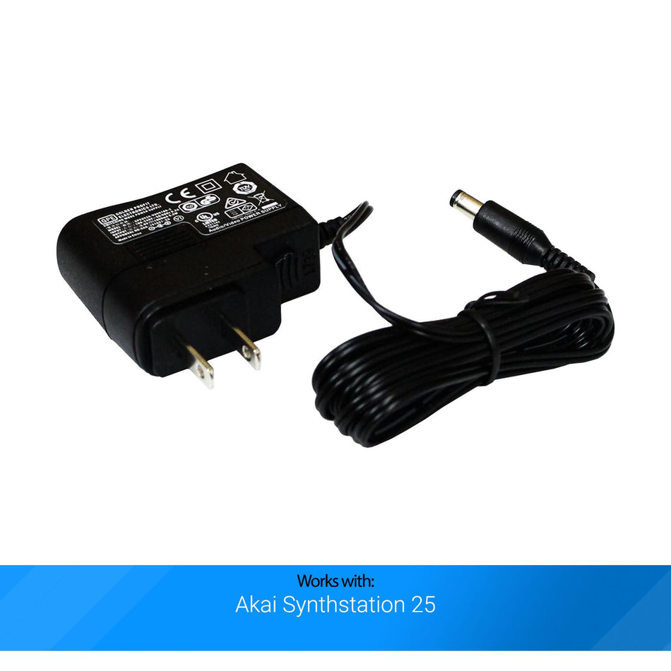 Akai Synthstation 25 Power Supply Adapter - PSU Replacement