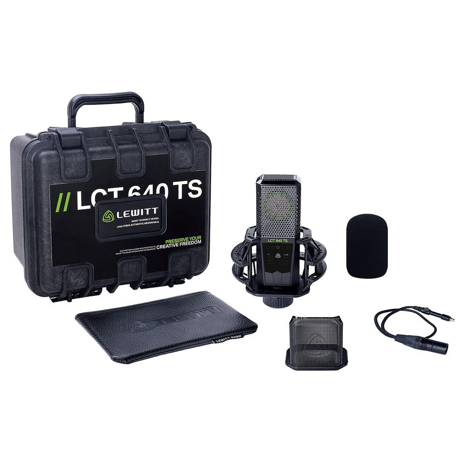 Lewitt LCT 640 TS Multi-pattern Large-Diaphragm Studio Condenser Microphone