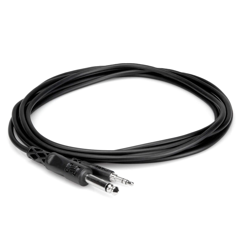 Hosa 10-Foot Mono 1/8" TRS to 1/4" TS Interconnect Cable CMP-110 3.5mm