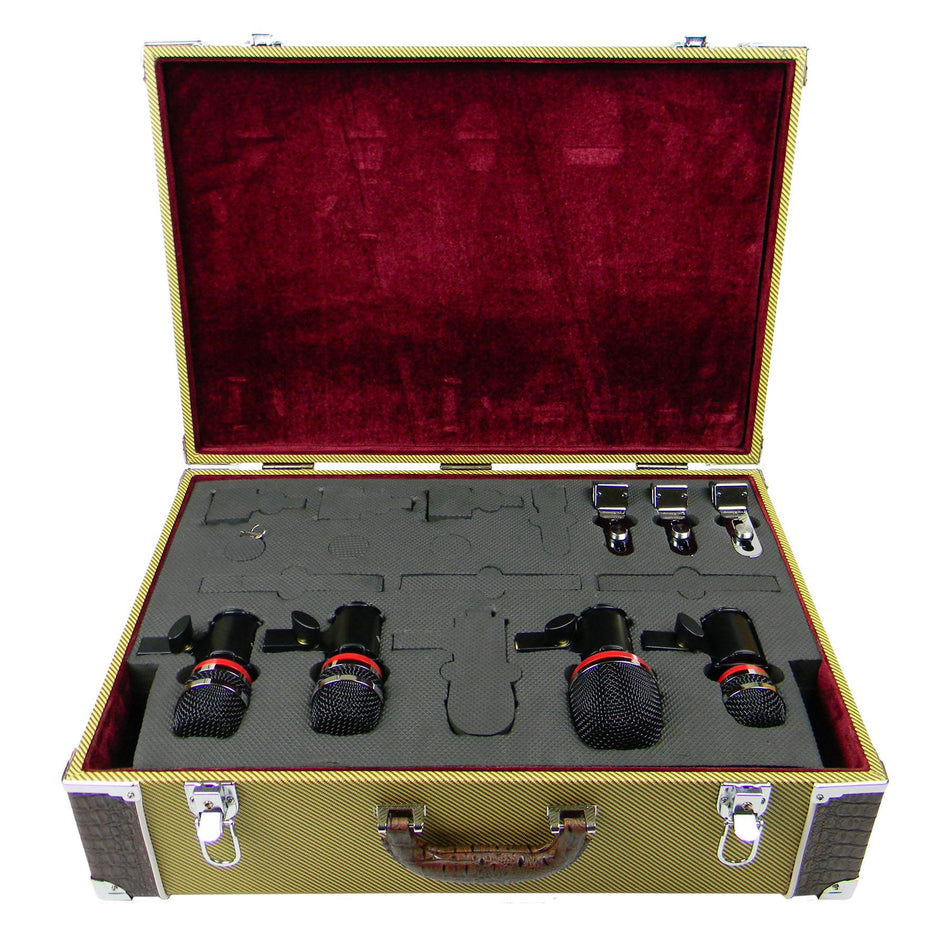 Avantone CDMK-4 4-Mic Drum Microphone Kit w/ Case