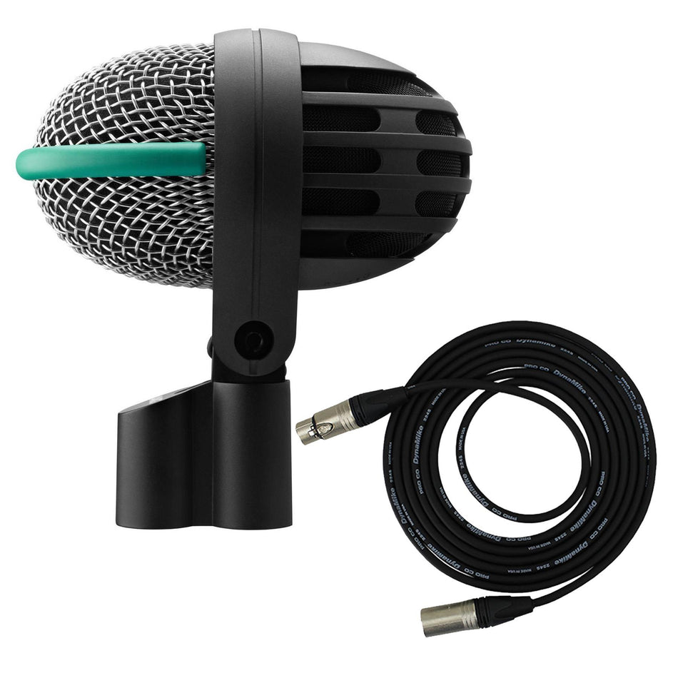 AKG D112 MKII Dynamic Kick Drum Microphone w/ Pro Co EXMN-15 XLR Cable Bundle