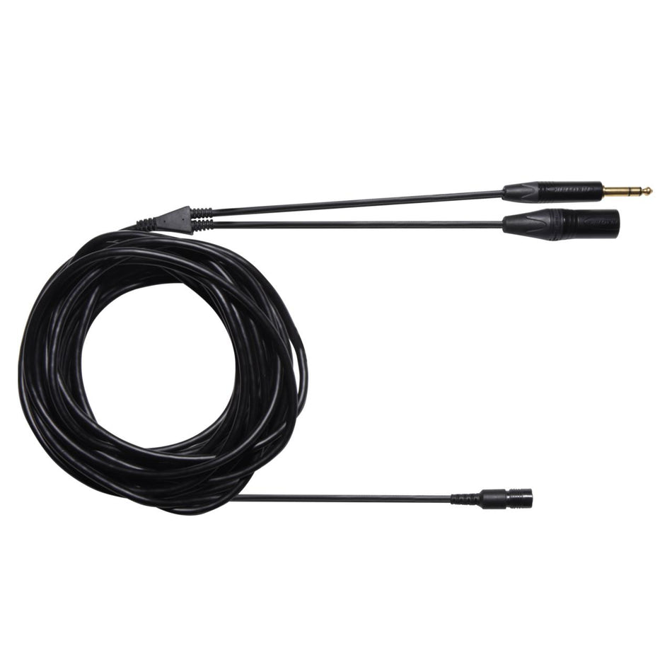 Shure BCASCA-NXLR3QI-25 Long 25ft XLR/TRS Cable for BRH440M, BRH441M and BRH50M