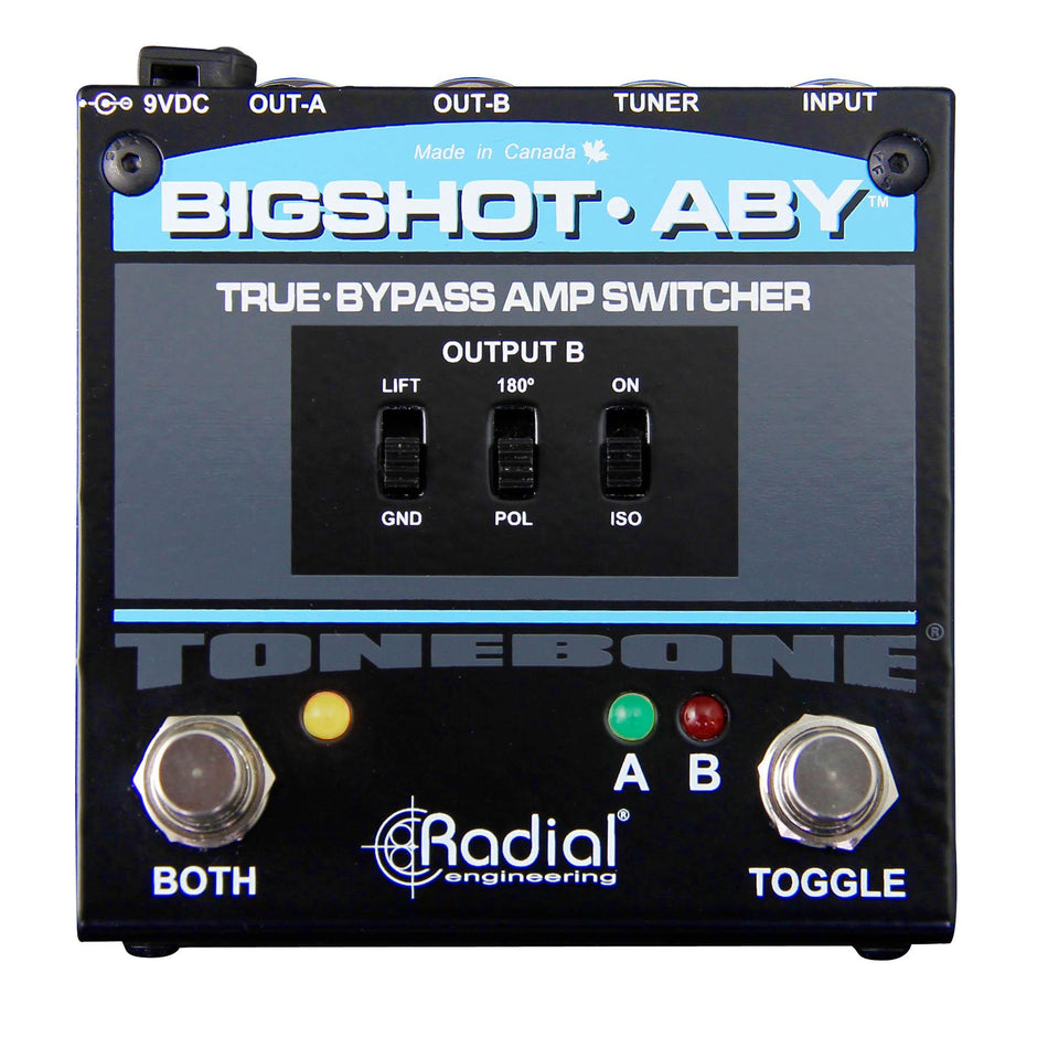 New Version! Radial Bigshot ABY True-Bypass Swtcher w/ LEDs