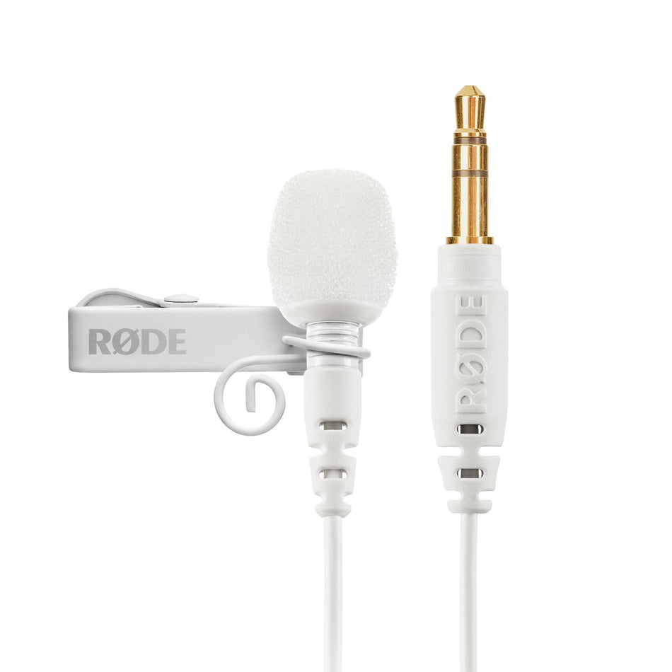 Rode Lavalier GO White Wearable Microphone for Wireless GO Transmitter