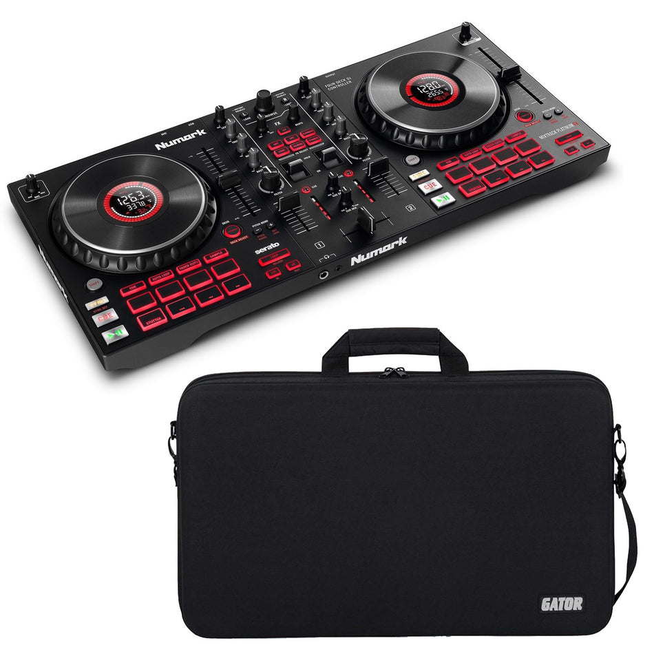 Numark Mixtrack Platinum FX DJ Controller Bundle with Gator Case