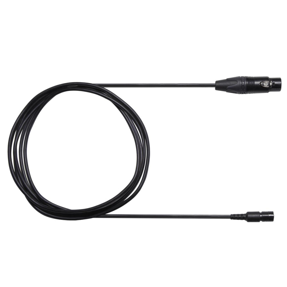 Shure BCASCA-NXLR4-FEM 7.5ft 4-Pin Female XLR Cable for BRH440M, BRH441M, and BRH50M