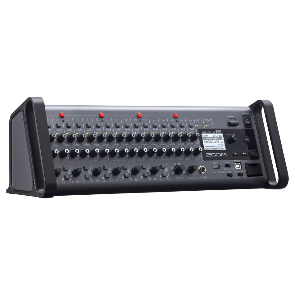 Zoom LiveTrack L-20R 20-Channel Remote Controlled Digital Mixer/Recorder