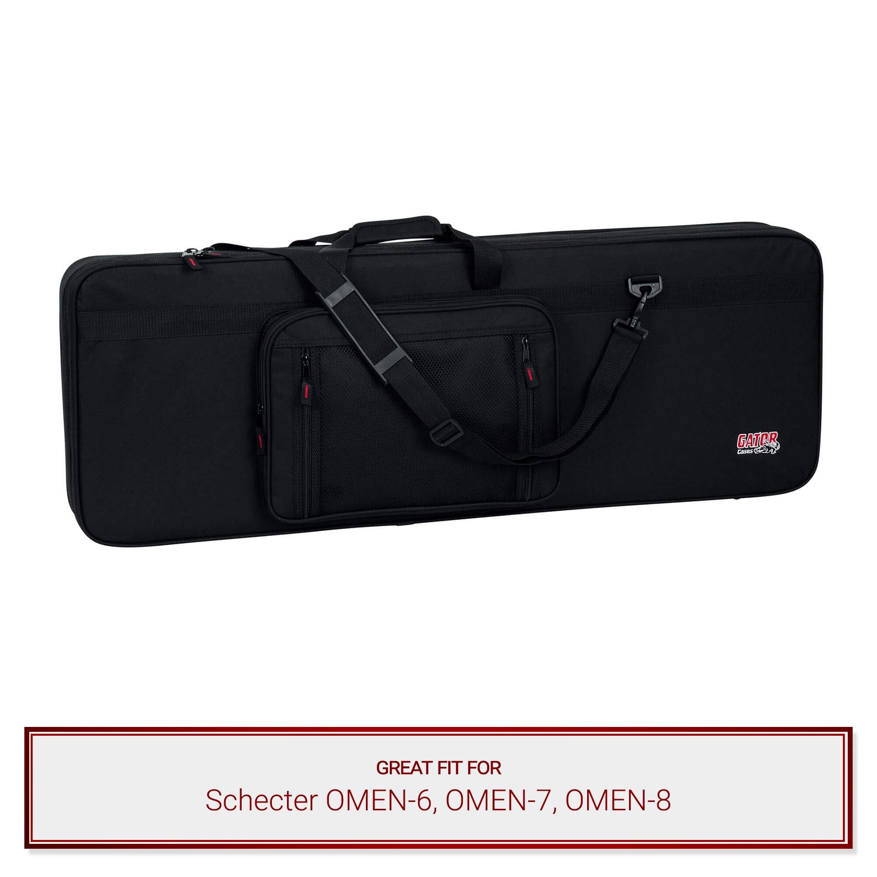 Gator EPS Guitar Case fits Schecter OMEN-6, OMEN-7, OMEN-8 – Pixel