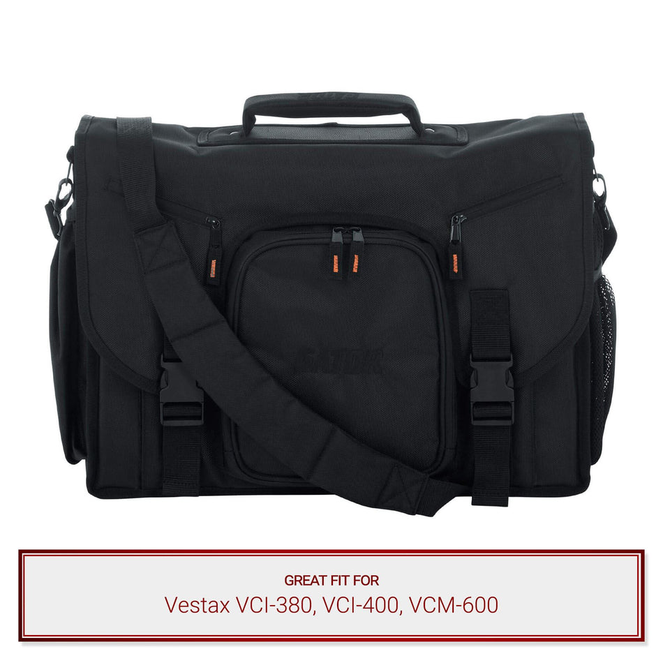 Gator Cases 19" Messenger Bag fits Vestax VCI-380, VCI-400, VCM-600