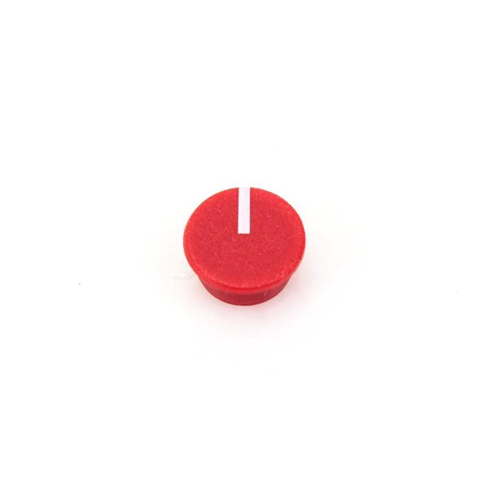 9mm Red Knob Cap with Indicator Line for Symetrix 528, 544
