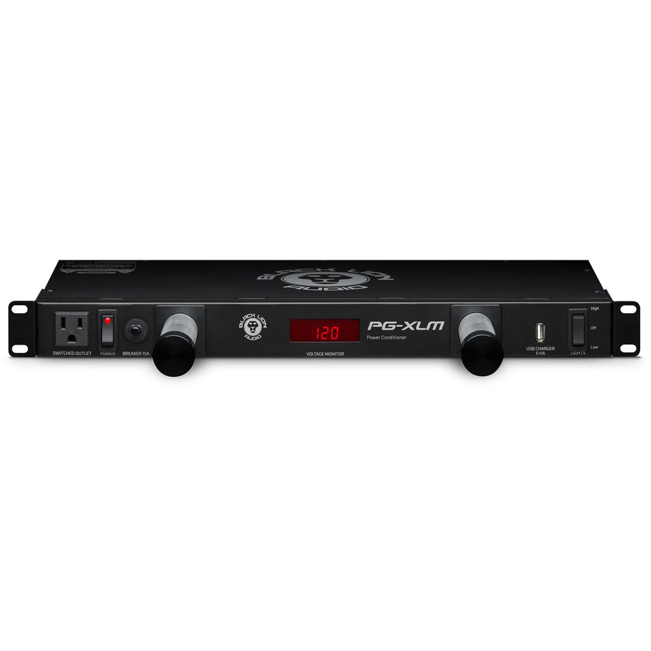 Black Lion Audio PG-XLM Rackmount Power Conditioner with Meters and Lamps