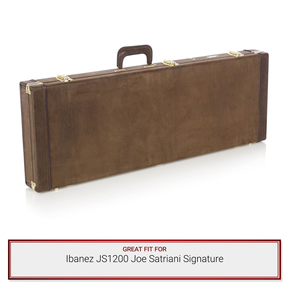 Gator Cases Vintage Brown Case fits Ibanez JS1200 Joe Satriani Signature Electric