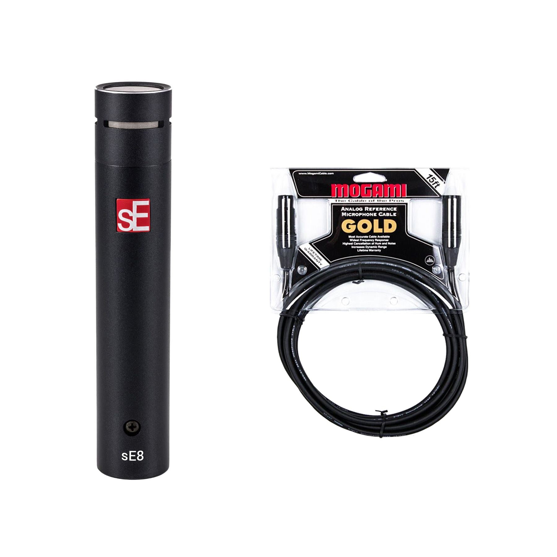 sE Electronics SE8 Microphone Bundle with 15-foot Mogami Gold