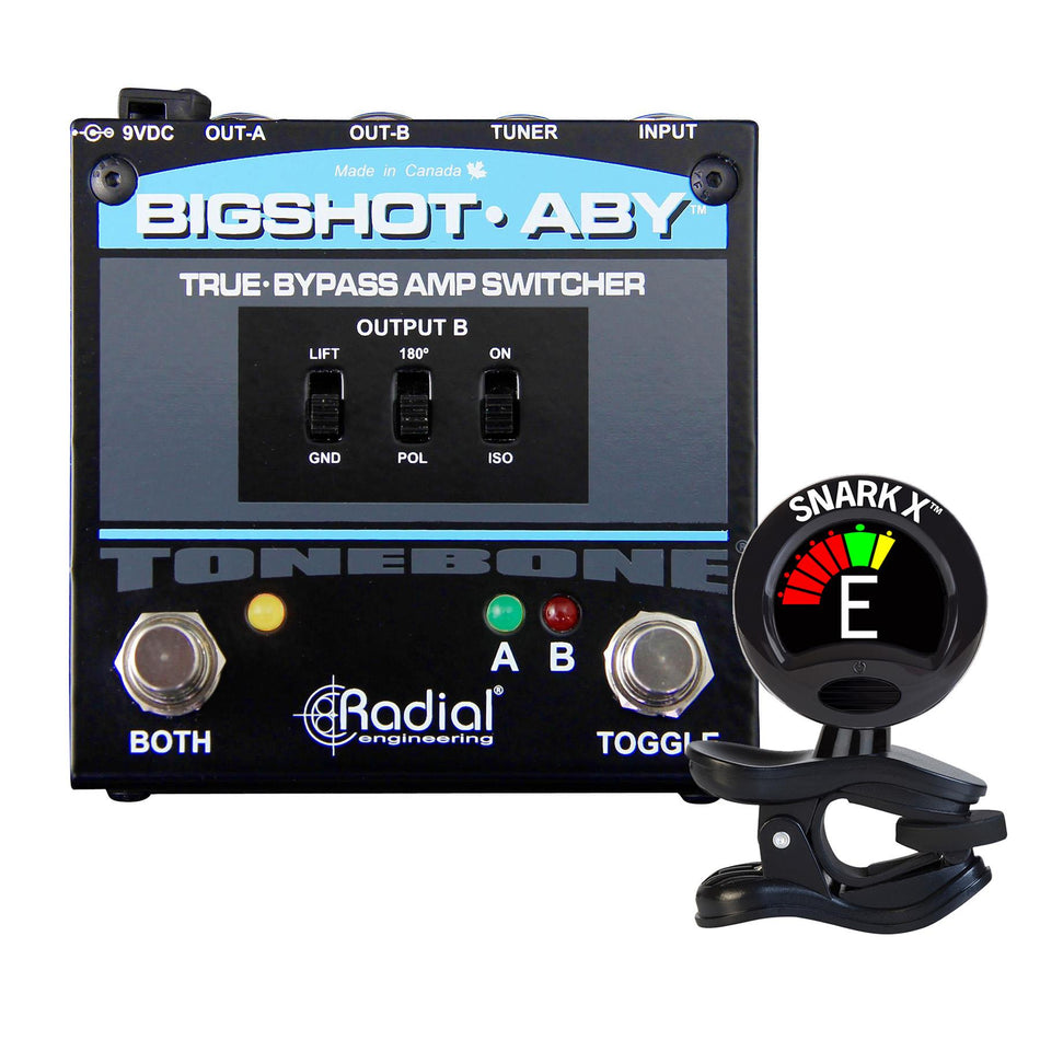 Radial Engineering Bigshot ABY Bundle with Snark X Tuner