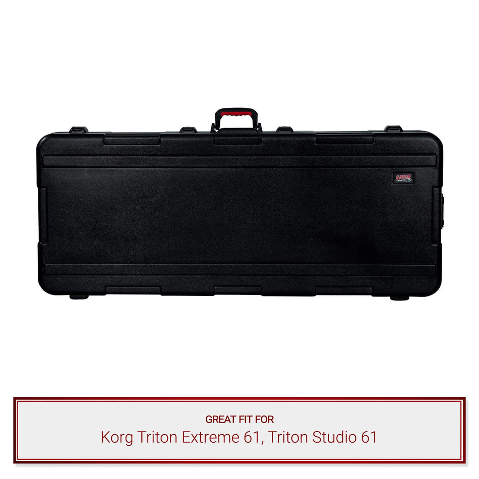 Gator Cases Deep Keyboard Case fits Korg Triton Extreme 61, Triton Studio 6