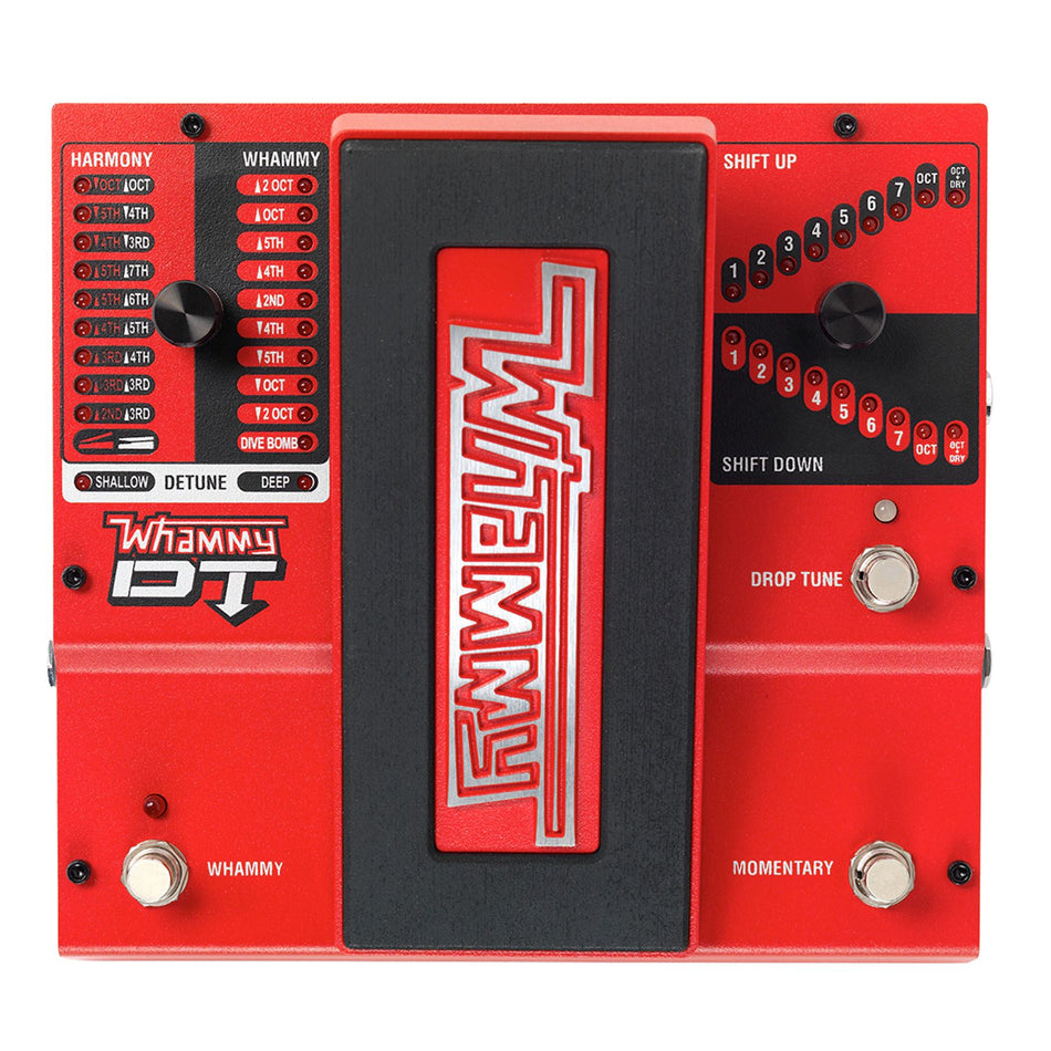 Digitech Whammy DT Pitch Shift Effect Pedal with Power Supply Guitar Keyboard