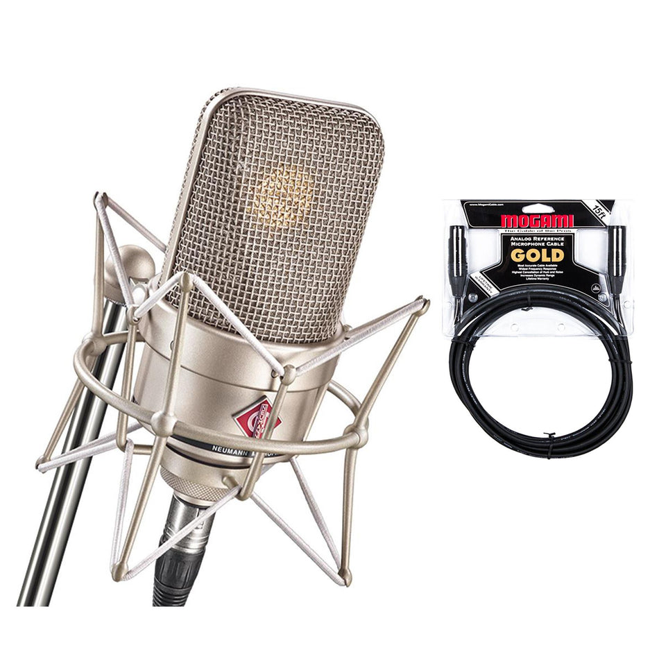 Neumann TLM 49 Microphone Set Bundle with 15-foot Mogami Gold Studio Cable