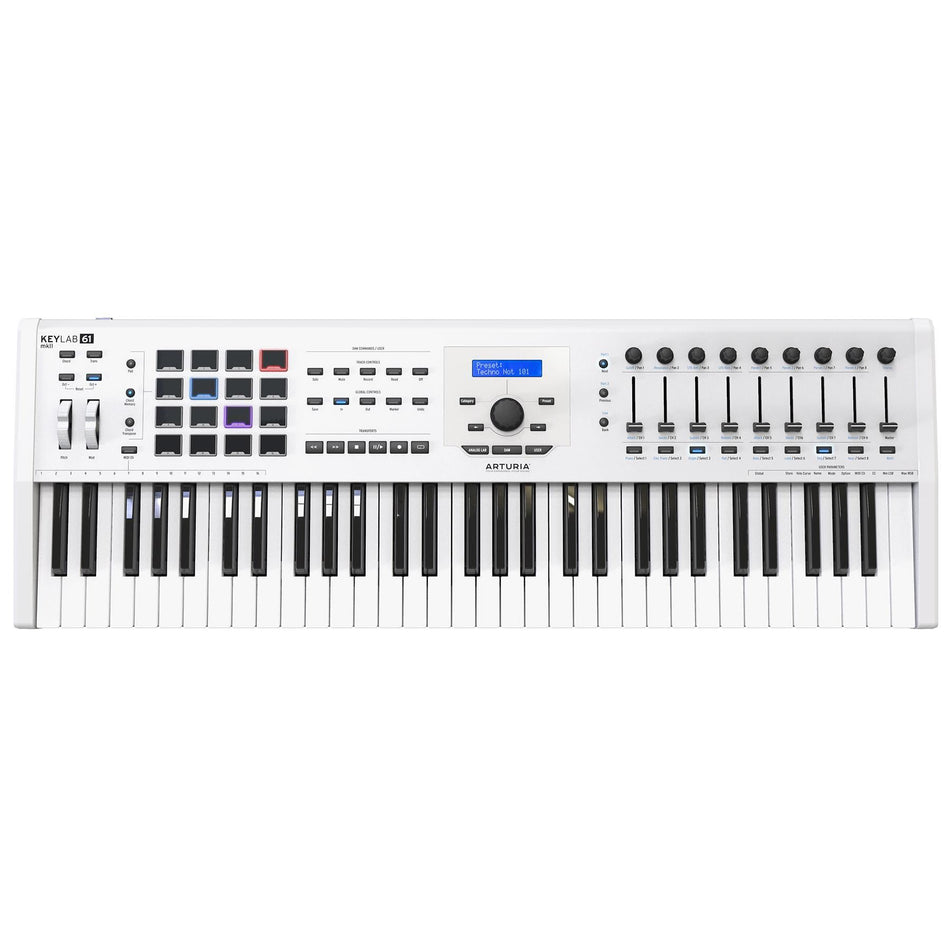 Arturia KeyLab MKII 61 White 61-Key USB/MIDI Keyboard Controller
