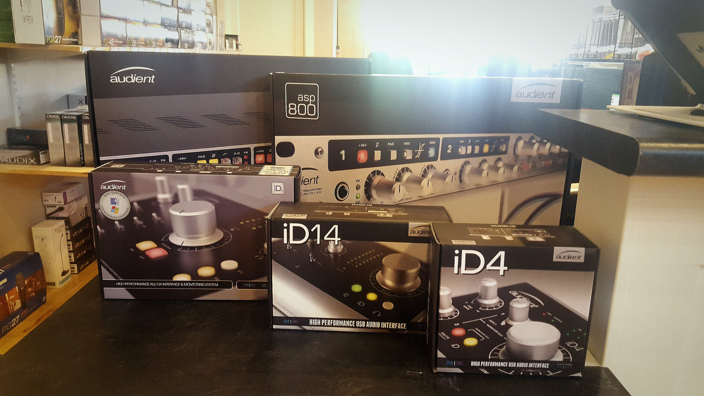 Audient Interfaces and Preamps Now Available