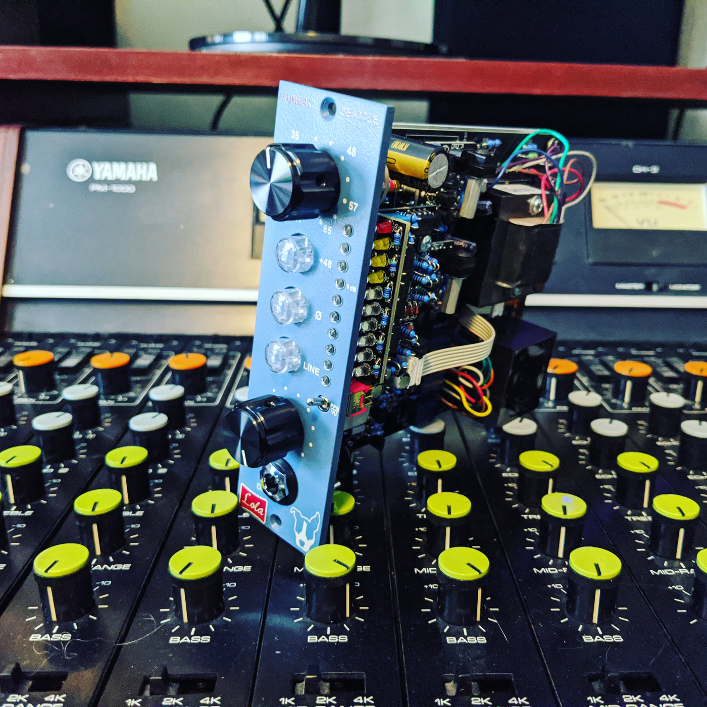 500-Series Preamp on top of Console