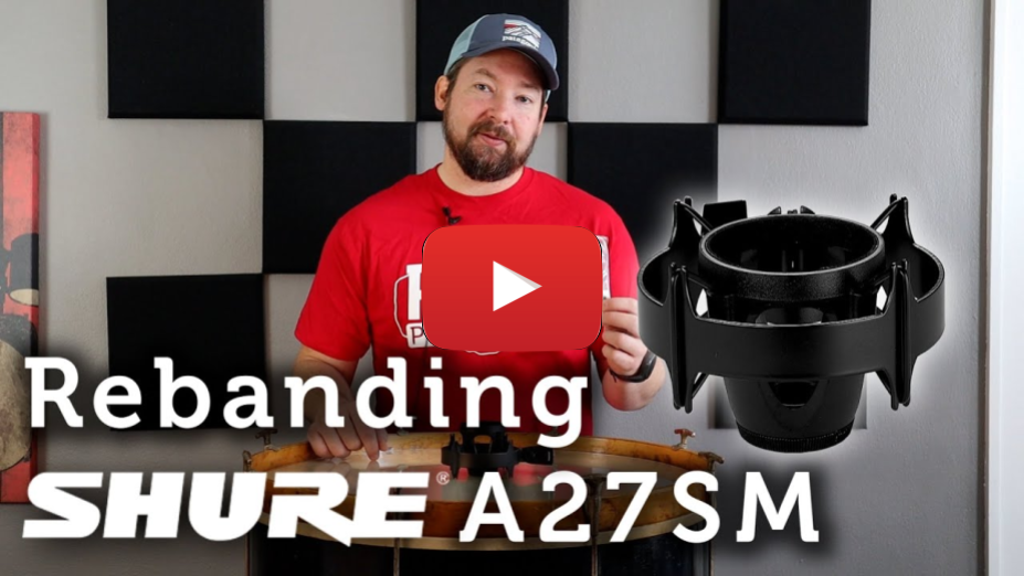 How to Reband Shure A27SM